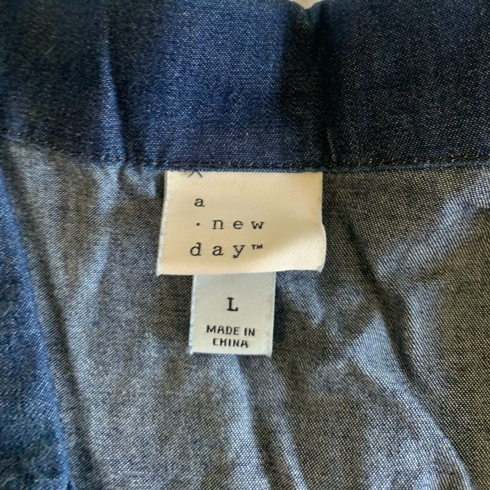 A New Day Denim Jumpsuit - Picture 4 of 7